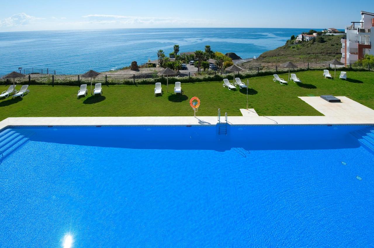 Amplio Apartamento De 2 Dormitorios Vista Mar Lateral Torrox Eksteriør billede